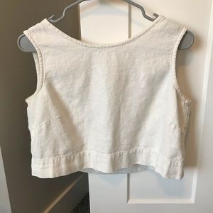 Elizabeth Suzann Petra Crop In Hemp Twill